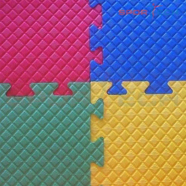 SPORTECH-foam-red-blue-yellow-and-green